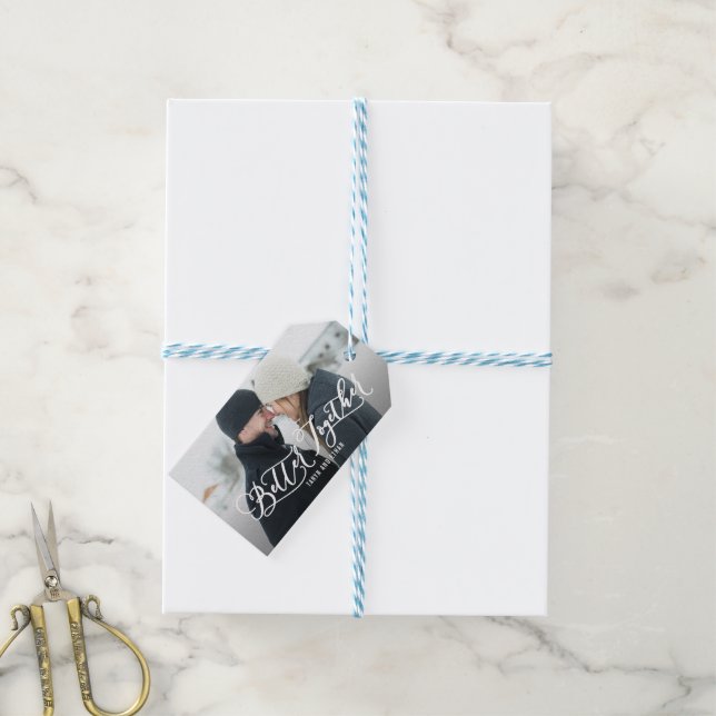Bessere Zusammenführung von EDITABLE FARBEN Save t Geschenkanhänger (Mit Garn)