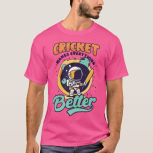 Besserer Cricket-Player T-Shirt