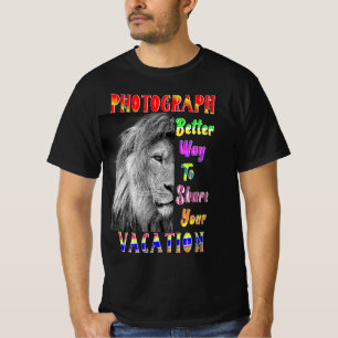 Besseres Fotografieren, um Ihren Urlaub zu teilen T-Shirt