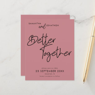 Besseres Zusammenwirken - Rose Save the Date