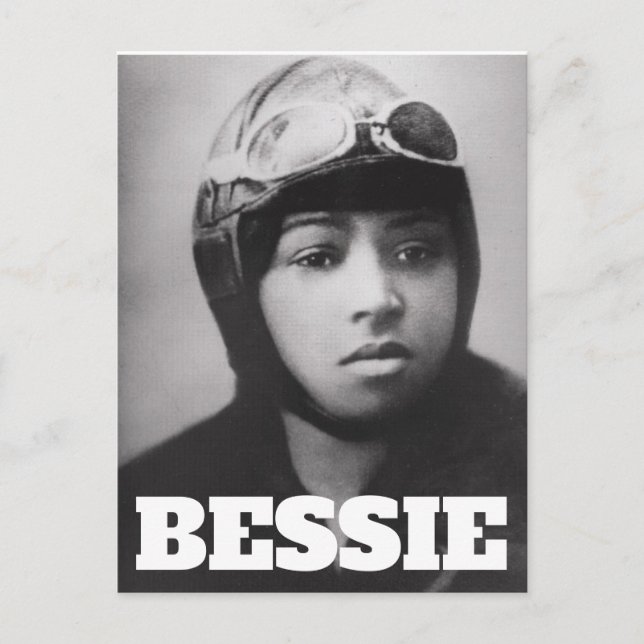 Bessie Coleman - Aviation Pioneer Postkarte (Vorderseite)