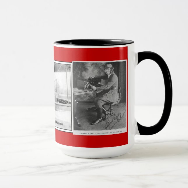 Bessie Coleman Bilder Tasse (Rechts)