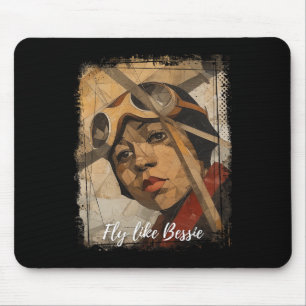 Bessie Coleman Black History Monte African America Mousepad
