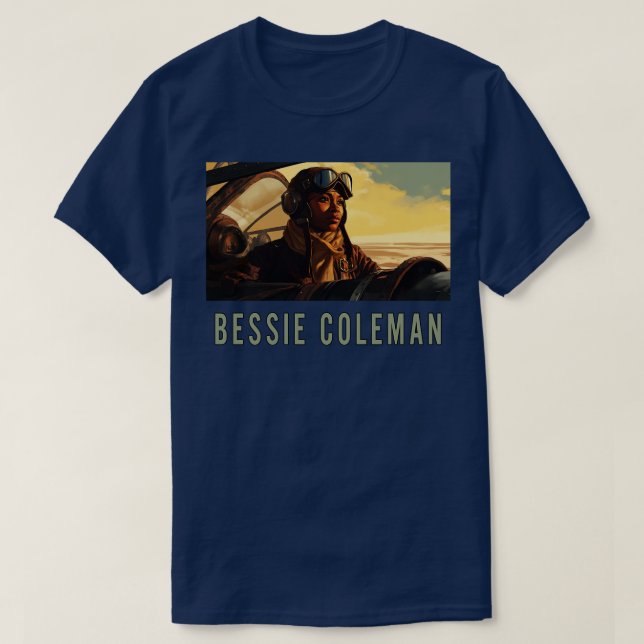 Bessie Coleman T-Shirt (Design vorne)