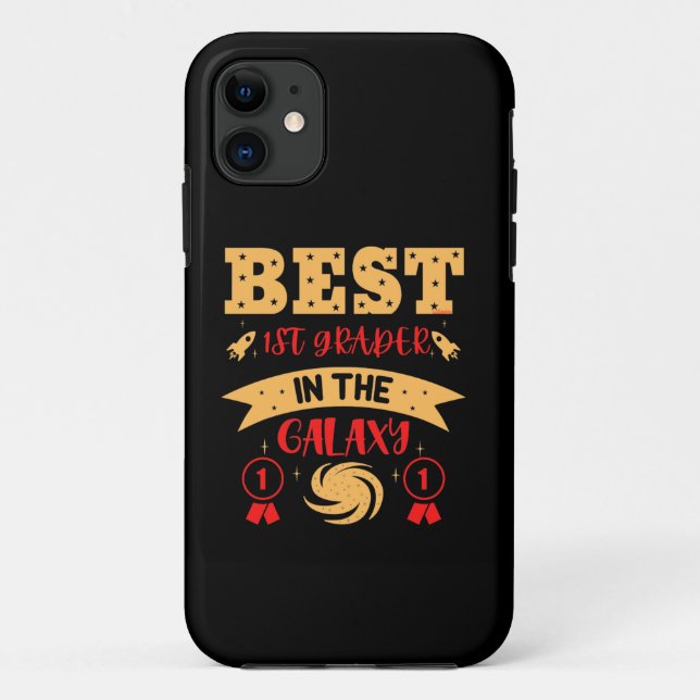 BEST 1. GRADER IN DER GALAXIE lustig niedlich Case-Mate iPhone Hülle (Rückseite)