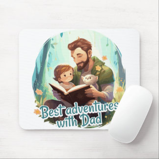Best adventures with Dad Mousepad