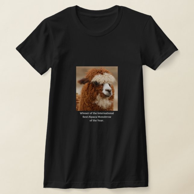 Best Alpaca Monobrow T-Shirt (Ablage )