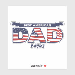 Best American Dad Ever Aufkleber