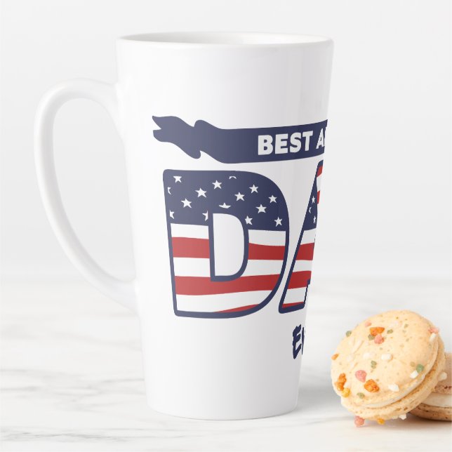 Best American Dad Ever Milchtasse (Beispiel)