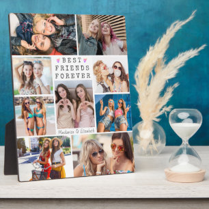 BEST AMIS CONTINUEL FOREVER 9 Photo Collage Plaque