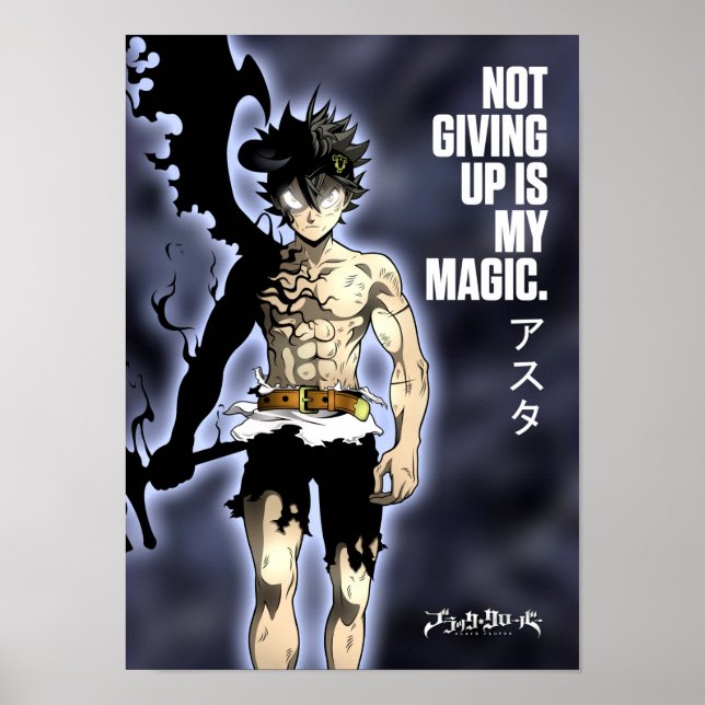 Best Anime Quotes About Not Giving Up Poster (Vorne)