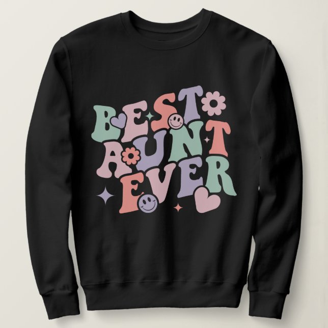 BEST AUNT EVA SWEATSHIRT (Design vorne)