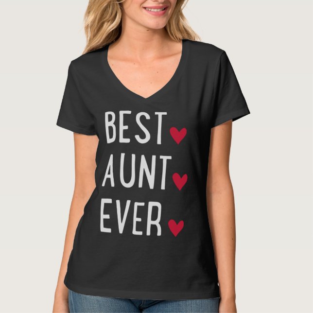 Best Aunt ever   T-Shirt (Vorderseite)