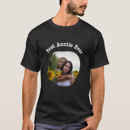 Best Auntie Ever BAE lädt Ihr quadratisches Foto h T-Shirt