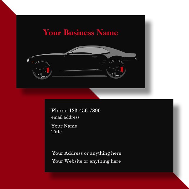 Best Automotive Business Cards Visitenkarte (Von Creator hochgeladen)
