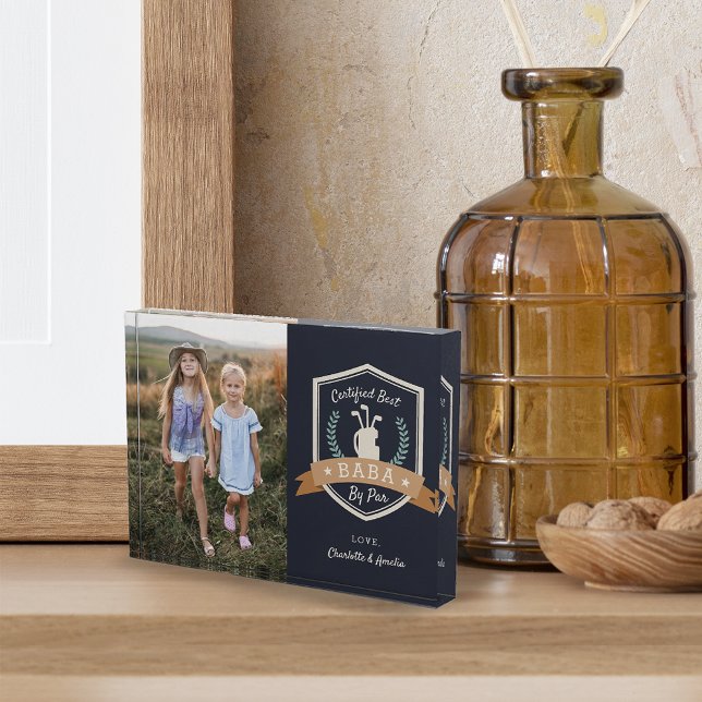 Best Baba By Par | Golf Opa Fotoblock (Von Creator hochgeladen)