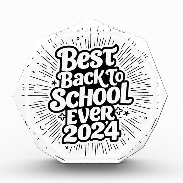 Best Back to School 2024 Design Fotoblock (Vorderseite)