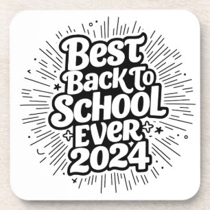 Best Back to School 2024 Design Getränkeuntersetzer