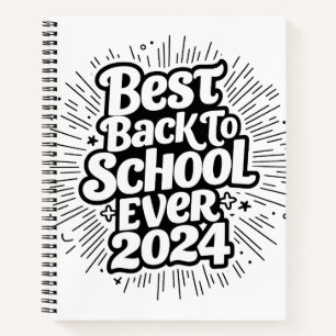 Best Back to School 2024 Design Notizbuch