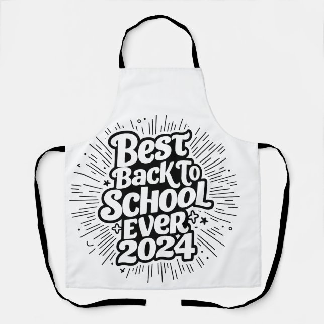 Best Back to School 2024 Design Schürze (Vorderseite)