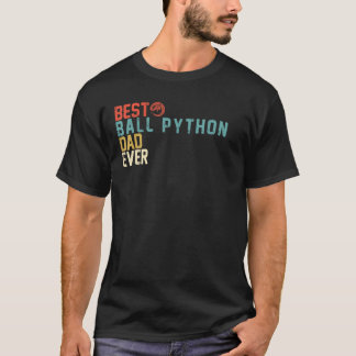 Best BALL PYTHON Vater je Retro Vintag T-Shirt