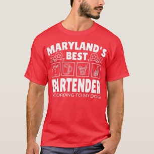 Best Barkeeper Maryland T-Shirt