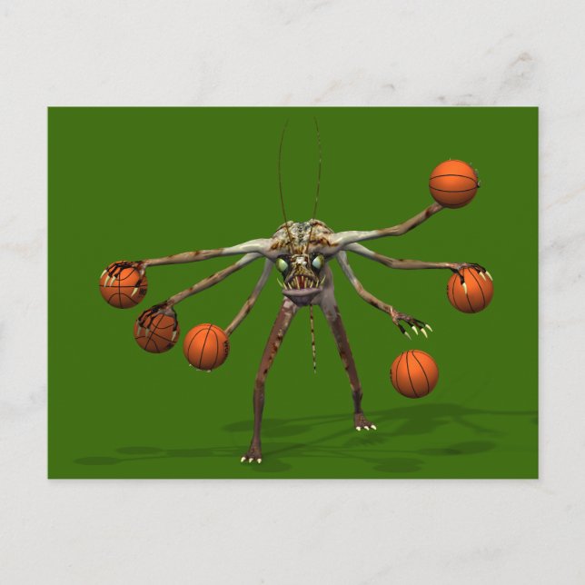 Best Basketball Dribbler Postkarte (Vorderseite)