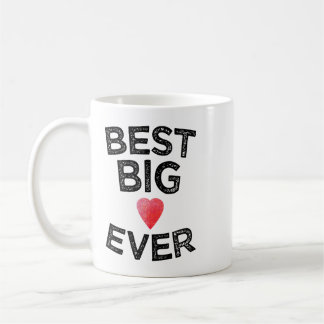 Best Big Ever Sorority Sister Reveal Heart Design Kaffeetasse