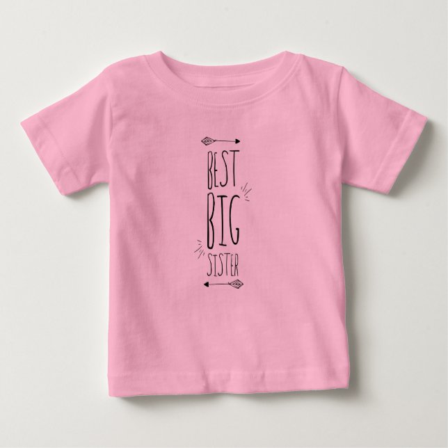 Best big sister! baby t-shirt (Vorderseite)