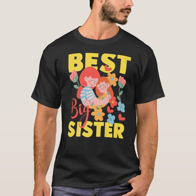 Best Big Sister T-Shirt (Vorderseite)