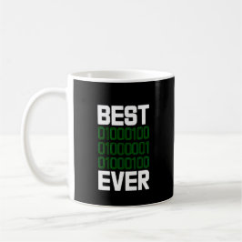 Best Binary DAD Ever Programmer  Kaffeetasse