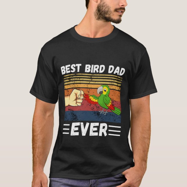 Best Bird Vater Ever, Bird Vater, Mens Parrot Vate T-Shirt (Vorderseite)