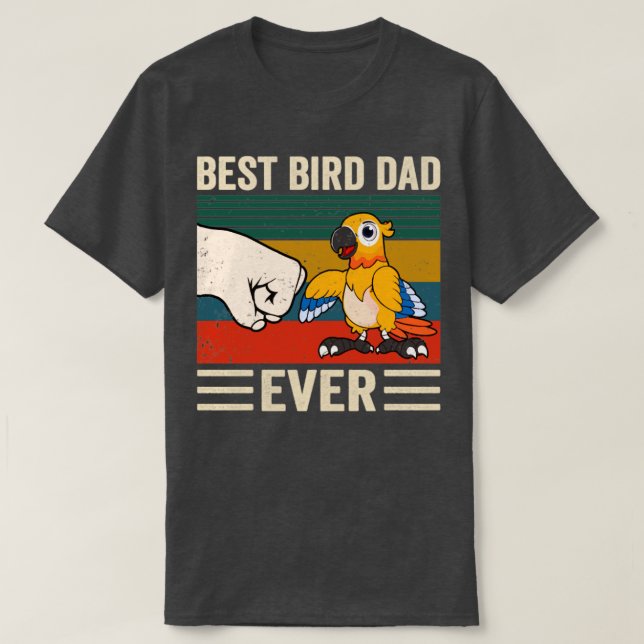Best Bird Vater Ever Bird Vater T-Shirt (Design vorne)
