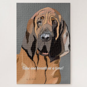Best Bloodhound Smile Nehmen Sie einen Atemzug nac