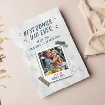Best Bonus Vater Vathers Day Stepdad Custom Foto