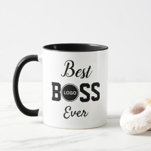 Best Boss aller Zeiten mit Round-Business-Logo Tasse