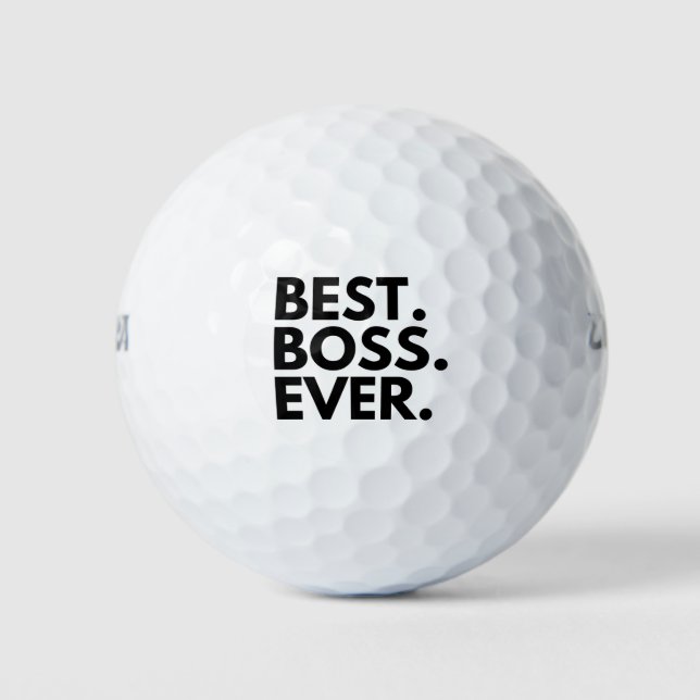 BEST BOSS EVER GOLFBALL (Vorderseite)
