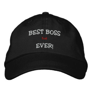 BEST BOSS (Hut) JE! Bestickte Baseballkappe
