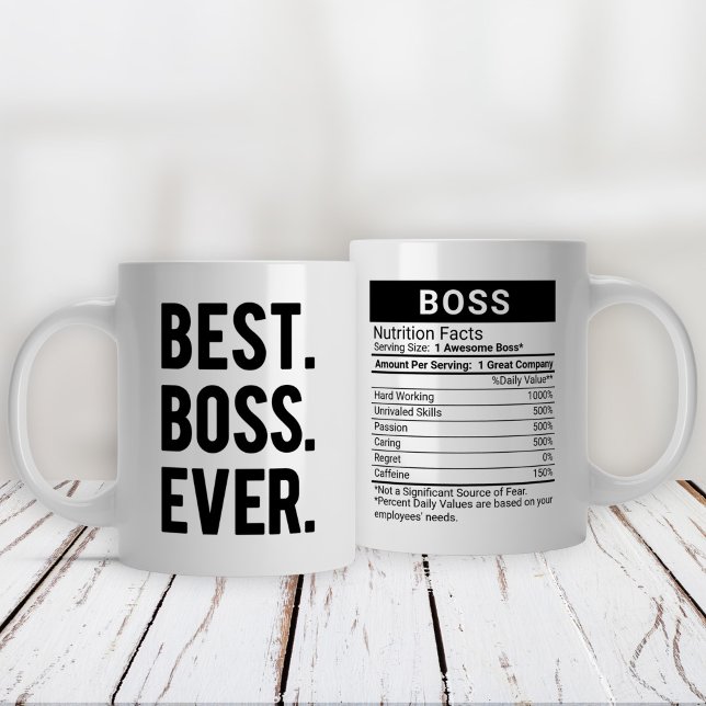 Best Boss je Black + Nutrition Fakten, Jumbo-Tasse (Von Creator hochgeladen)
