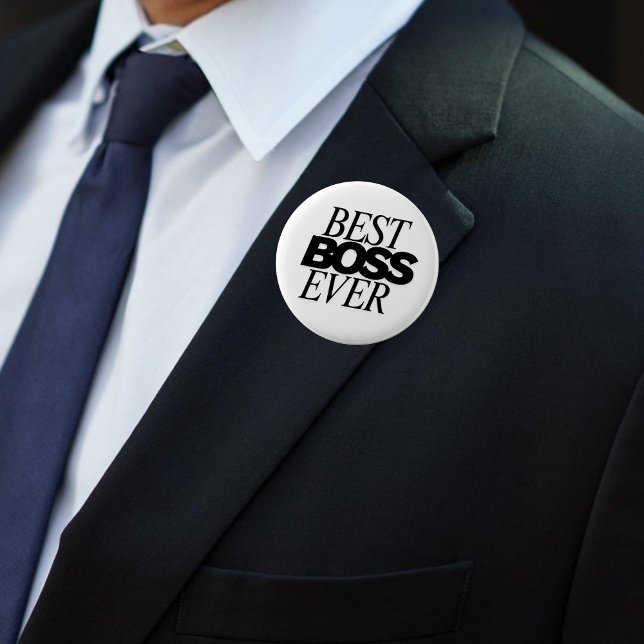 Best Boss je Button-Abzeichen | Fun Employee Appre Button (Von Creator hochgeladen)