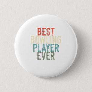 Best Bowling Player Bowlers Skittles Sportgeschenk Button
