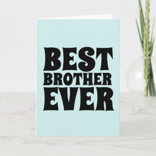 BEST BROTHER JE GREETING CARDS KARTE