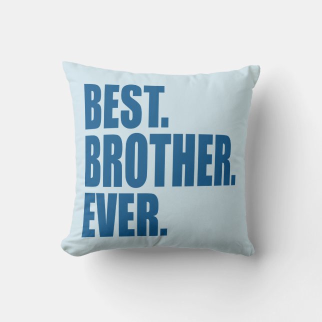 Best. Bruder. Immer.(Blau) Kissen (Vorderseite)