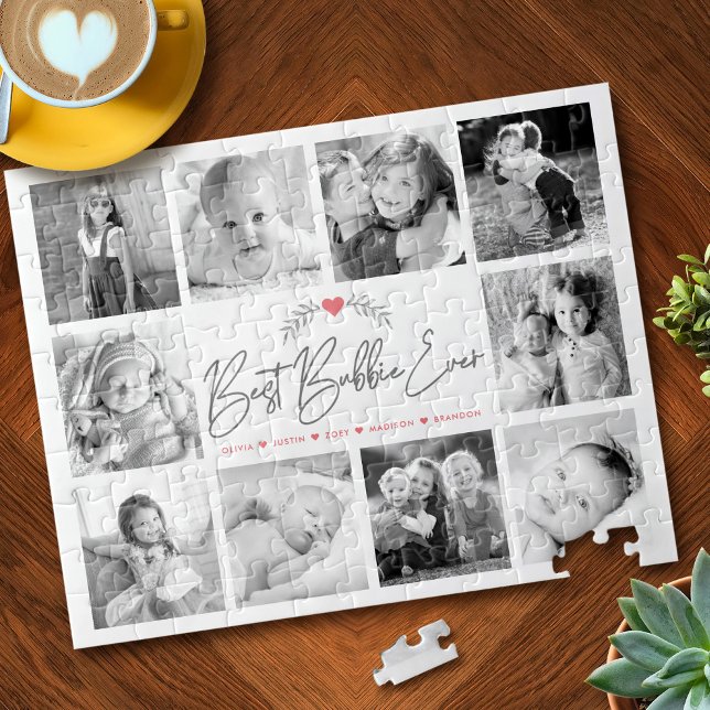 Best Bubbie je Script 10 Foto Collage Modern (Von Creator hochgeladen)