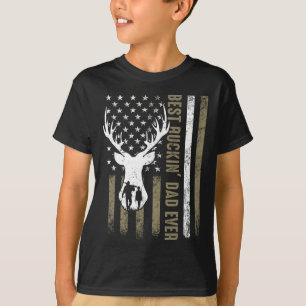 Best Buckin' Vater je Hirschjagd Vatertag T-Shirt