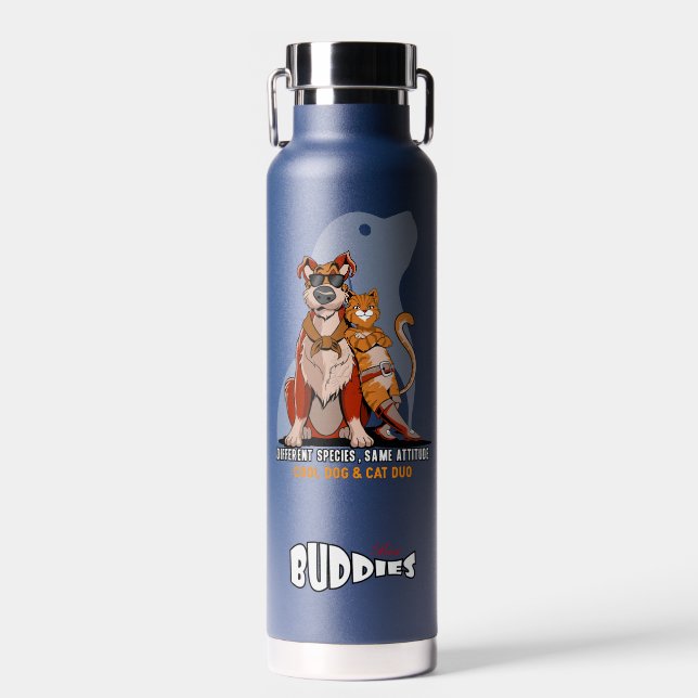 Best Buddy (2) | Thor Copper Vacuum Insulated Trinkflasche (Vorne)