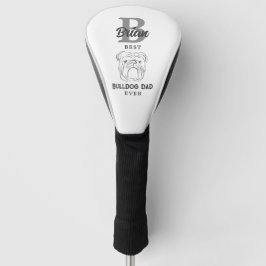 Best Bull Dog Dad Golf Headcover