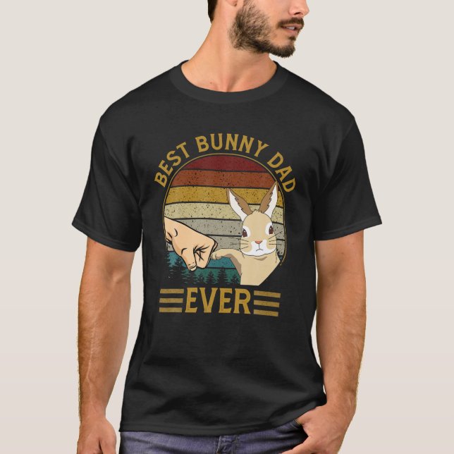 Best Bunny Vater Ever Fathday Best Daddy Bunny Bun T-Shirt (Vorderseite)