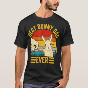Best Bunny Vater jemals Vintag Rabbit Lover Pater  T-Shirt