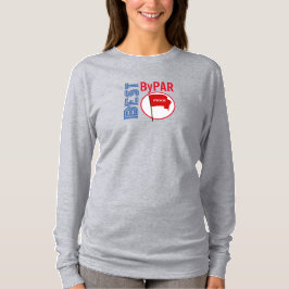 "Best By Par Par" - T-Shirt à long feutre pour mam